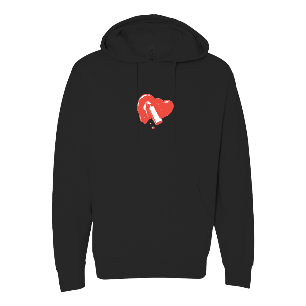 Love Bites Black Hoodie